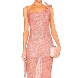 NWT Lovers + Friends Pink Midi Dress